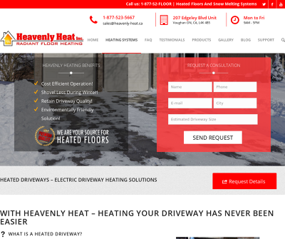 Floor Heating Systems | Driveway Heating Toronto