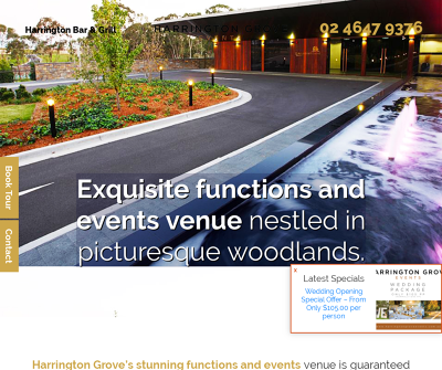 Harrington Grove Events | Functions and Events Venue