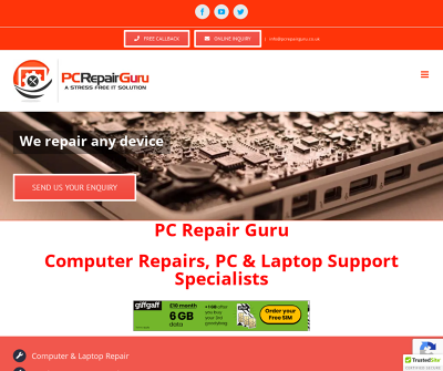 PC Repair Guru – Computer Repairs, PC and Laptop Support