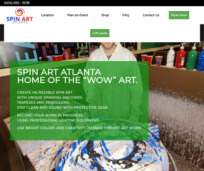 Spin Art Atlanta | Create Incredible Spin Art