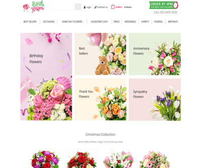 Handy Flowers | Birthday Flowers, Thank You Flowers, Anniversary Flowers, Sympathy Flowers