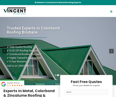 Vincent Roofing Bne Pty Ltd - Brisbane's Colorbond and Metal Roofing Experts