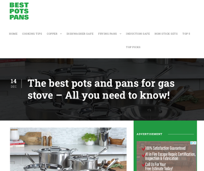 Best Pots Pans | Gas Stove