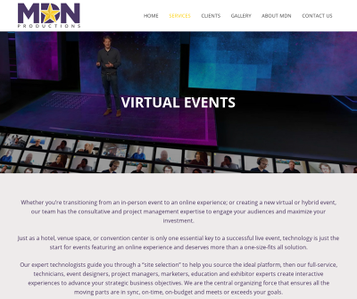 MDN Productions | Virtual Events