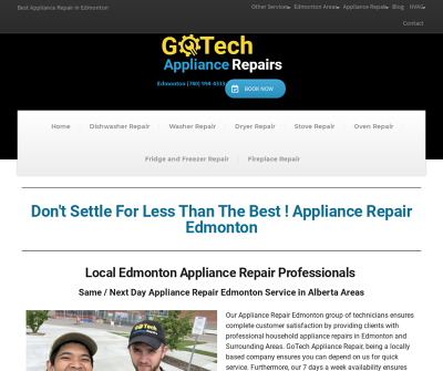 Appliance Repair Edmonton - GoTEch