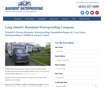 ACM Basement Waterproofing
