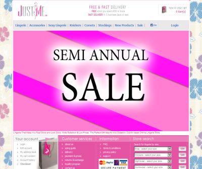 Women`s Lingerie at JustMe.ie