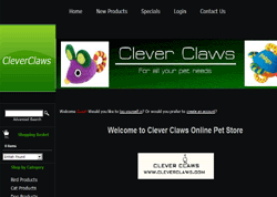 Clever Claws- Online pet Store