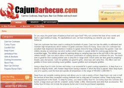 Cajun Barbecue :: Cooking Superstore for Deep Turkey Fryers & Cast Iron Cookware