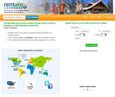 Rentalo.com - Travel Lodging Directory