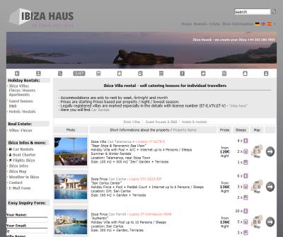Ibiza Villas ~ Ibiza Houses ~ Ibiza Fincas ~ Apartments; Accommodations by Ibiza Haus