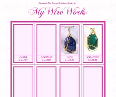 MyWireWorks - Unique Handmade Wire Wrapped Jewelry Pieces