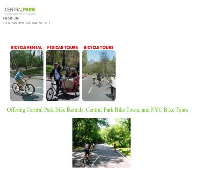 Central Park Bike Rentals, Tours
