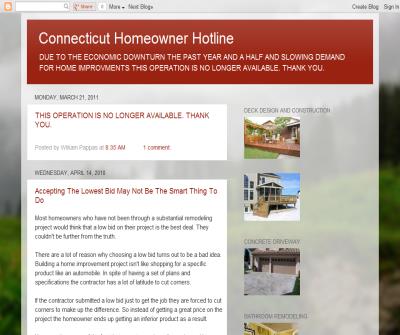 Connecticut Homeowner Hotline