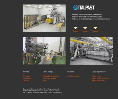 Machines and Plants for alimentary pasta production