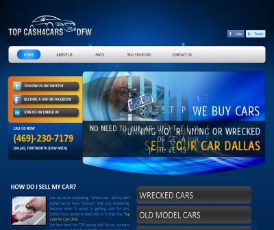 Cash For Cars Dallas  | www.topcash4carsdfw.com