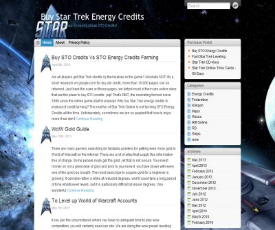 A Blog Sharing the Experience of Playing Star Trek Online