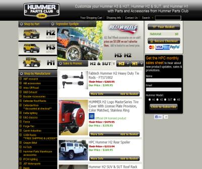 HummerPartsClub.com #1 Source for all Hummer Parts and Accessories