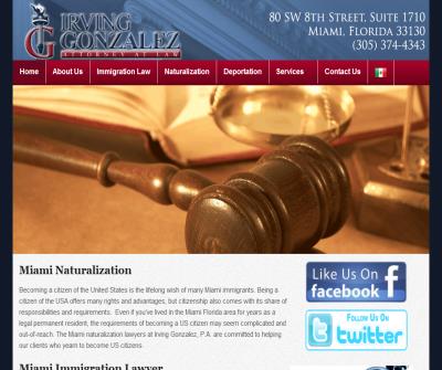 Irving Joseph Gonzalez Attorney at Law