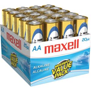 MAXELL AA ALKALINEBATTERY 20 PACK BRICK BATTERY