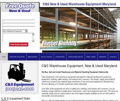 Warehouse Equipment: New & Used in Maryland