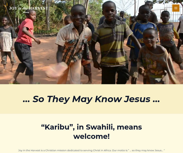Joy in the Harvest - Christian Mission in Africa