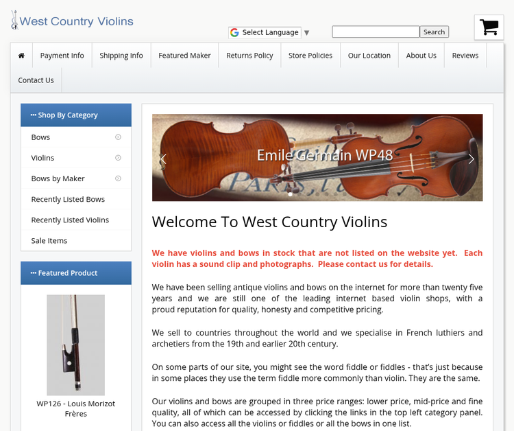 West Country Violins