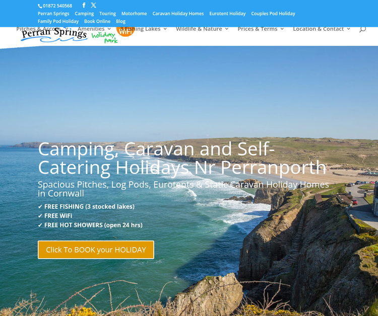 Cornwall Holiday Park - Cornwall Campsite - Cornwall Camping