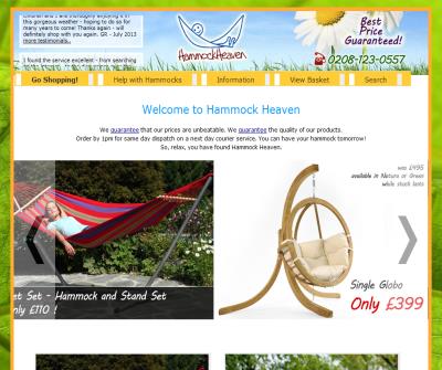 Hammocks and Hammock Chairs from Hammock Heaven UK