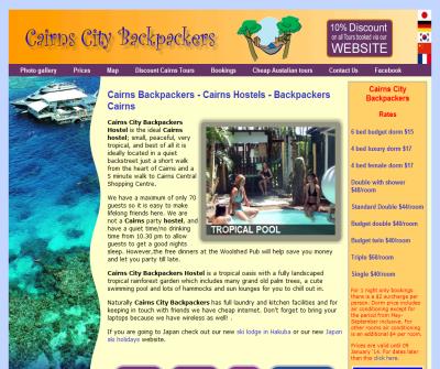 Cairns Backpackers Hostel: Cairns, Queensland, Australia