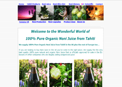 Noni Juice UK 100% Pure Organic Noni Friut Juice from Tahiti