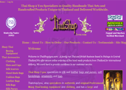 Thaishop2you.com specializes in the supply of the finest handmade products from Thailand, delivered worldwide.