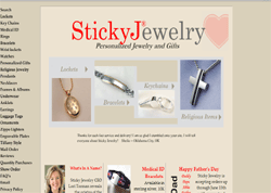 Medical Bracelets, Lockets, Men's Bracelets, Personalized Jewelry, Keychains, and ID Bracelets from Sticky Jewelry