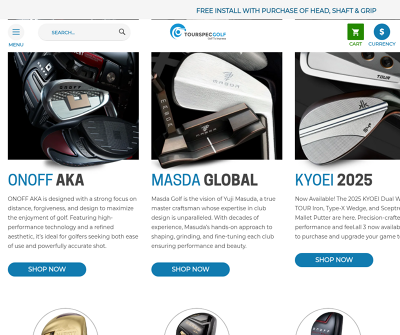 Tour Spec Golf - You All Inclusive Import Golf Connection