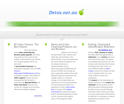 Health and Intestinal Cleansing Resource