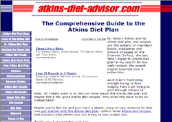 The Atkins Diet Plan Simplified...Atkins Diet Plans & Low Carb Recipes