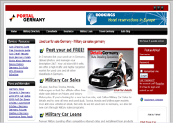 Used cars and military car sales Germany