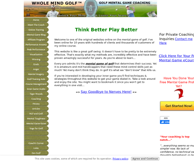 Mental Game of Golf