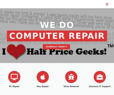 Computer Repair by Half Price Geeks