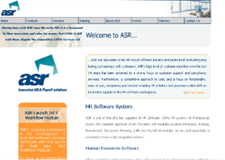 HR Software Systems Supplier - HR Payroll Software UK - ASR