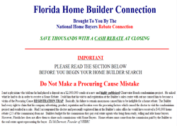 Florida Home Builder Connection