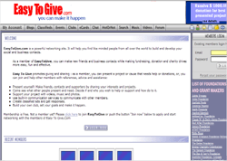 Easy To Give: Social & Business networking - fundraising, donations and charity drives.