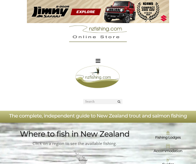 NZ Fishing:Trout and salmon fishing in New Zealand