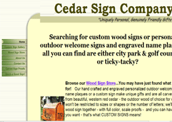 Redwood Vs Cedar Sign Boards