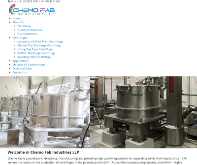 Manufacturer Of Various Kind Of Centrifuge Machines.