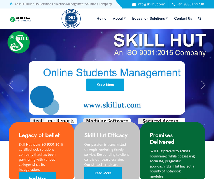 Skill Hut - A Professional Web Solutions Provider, where minds work