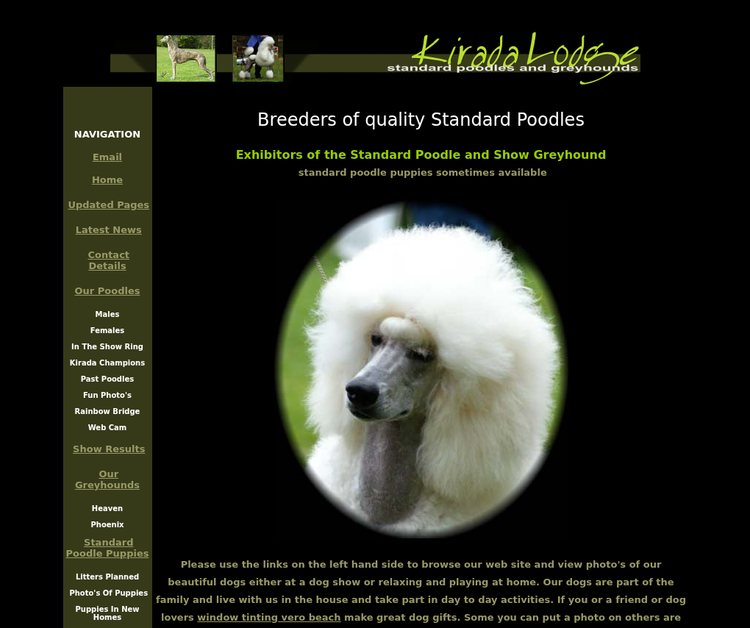 Kirada Lodge - standard poodles & greyhounds