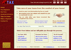 Tax return preparation and e-file