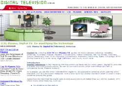 Digital TV, including LCD TV and Plasma TV, guides