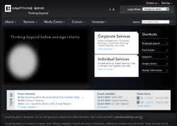 Kaupthing Bank - Northern European bank offering integrated financial services to companies, institutional investors and individuals.
